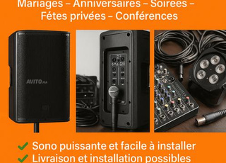 Location matériel, Sono professionnelle