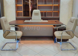 Table de réunion\nbureau président\chaise de bureau