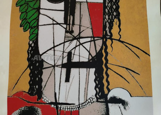 Lithographie signée par l'artiste Bencheffaj