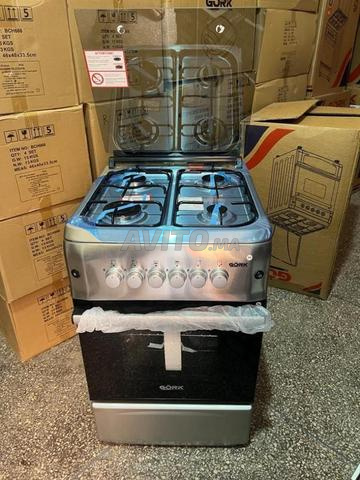 Cuisinière 50 55 gaz inox avec garantie et livraison gratuite - 2
