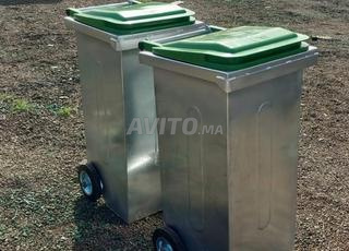 30. سلة مهملات معدنية 120 لتر المغرب 2700