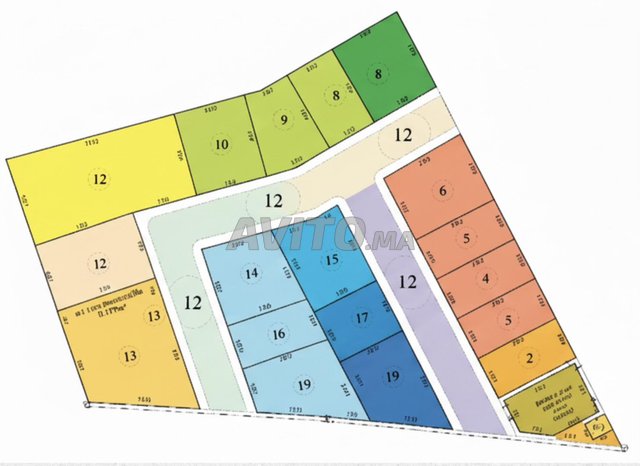 Des lots pour villas entre 200 et 750m2