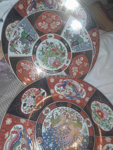 Plat en cuivre de Touss, grand, très ancien