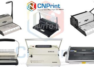 Machine de reliure spiraleuse métal et plastique x5 x6