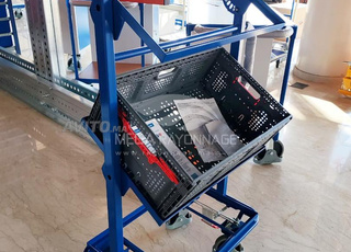 Chariot desserte plateaux inclinés – 200kg