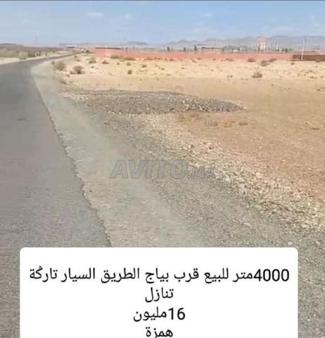 Terrain à vendre près de Biage Targa, route autoroutière