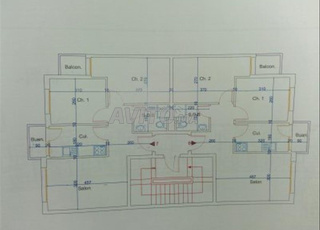2 appartements sur le même étage Diar Andalous