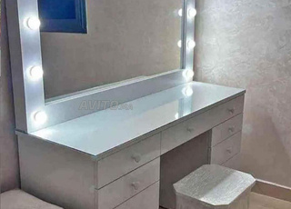 Coiffeuse miroir Hollywood