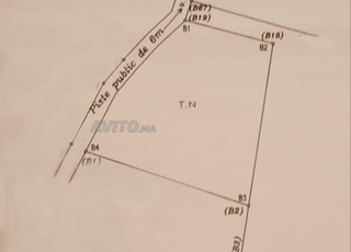 Terrain 3 100 m² à Ghazoua E2 lotissement R plus 2