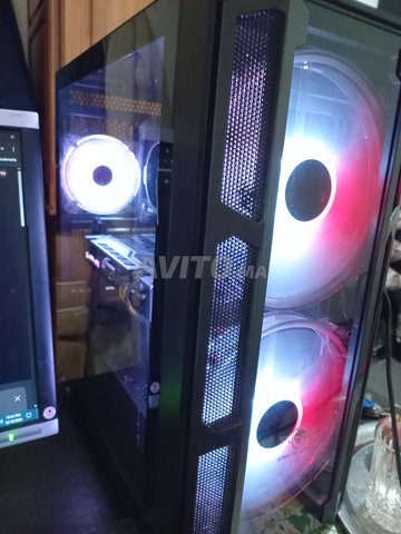 PC gamer ryzen 5 3600x rx 590 avec écran hp 22