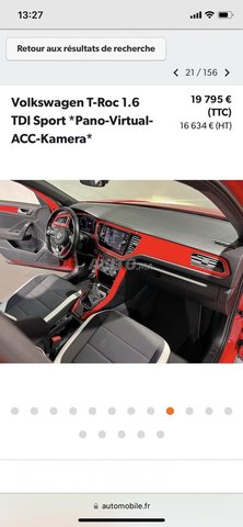 Volkswagen T-Roc ديزل يدوي 2019 في زاڭورة