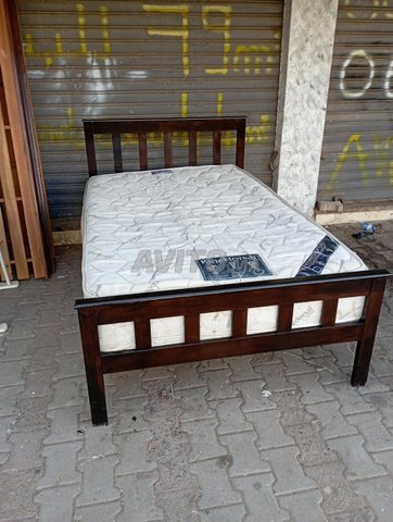 190/120 سم أسرّة مع مراتب