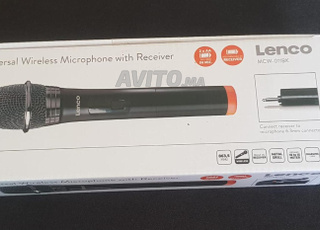 Lenco MCW-011BK – Microphone sans fil professionnel avec un son clair