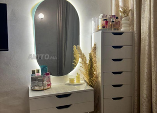 Promotion 🔥🔥 Coiffeuse avec commode