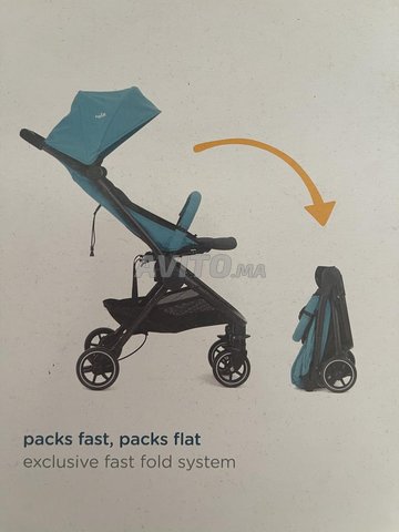 عربة أطفال مدمجة مع حقيبة نقل