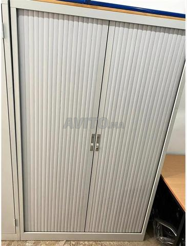 armoire métallique portes a rideaux