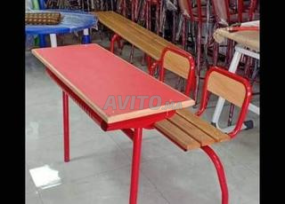 Table pupitre 2 place de scolaire