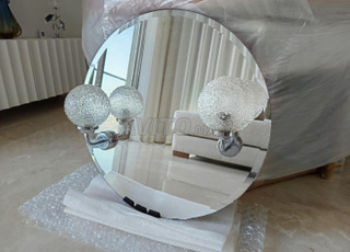 مرآة حمام دائرية