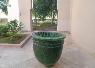 Grandes jarres décoratives artisanales