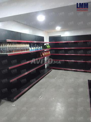 أرفف سوبر ماركت Rayonnage super marché رفوف السوبر ماركت N M