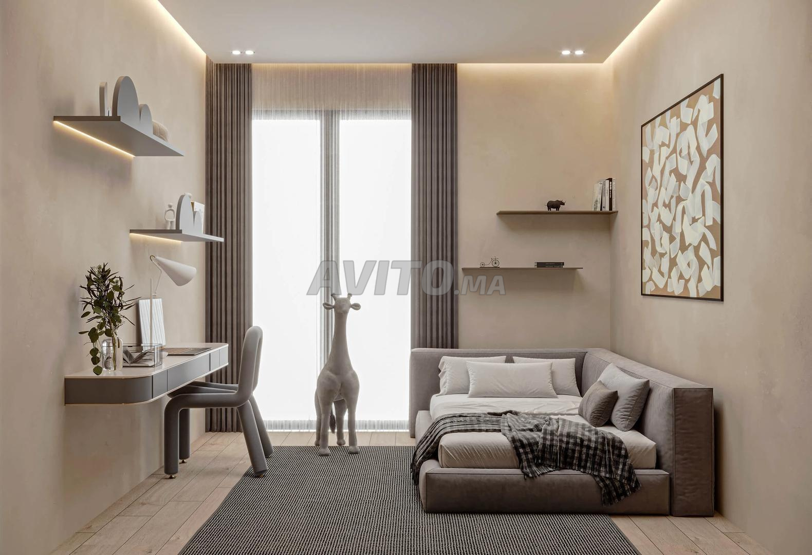 Appartement excellent à louer par mois - image 2