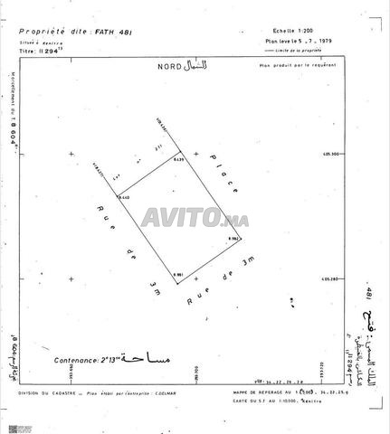 terrain Hamam et salle de sport