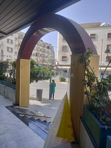 Porte en cuivre Avec arc en cuivre et Plastique