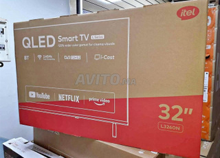 Smart tv itel 32' QLED 2026 slim