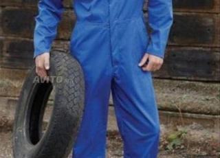 Bleu de Travaille combinizo Vêtements de travail Bonjour