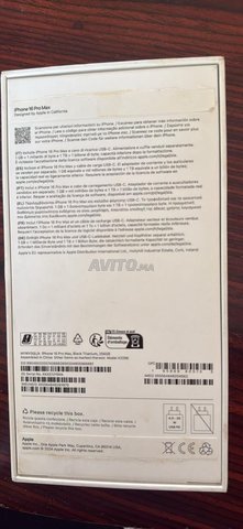 Iphone 16 pro max batterie 100 256g