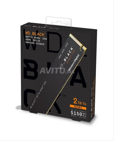 ويسترن ديجيتال - wd black SN770 nvme gaming 2TB