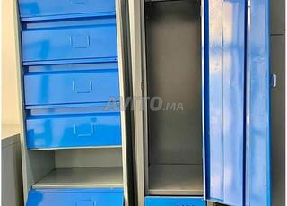 armoire à clapet métallique