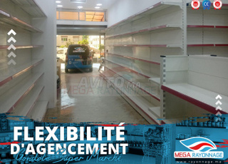 Rayonnage commercial & gondoles – Supermarchés