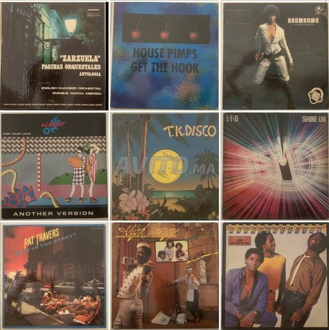 Des disques vinyles 33tours