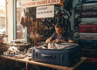 Réparation de valises