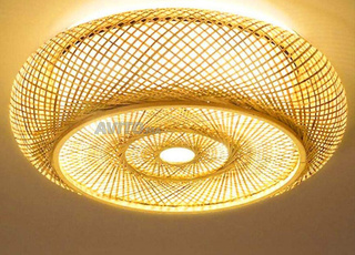 Suspension en Bambou Ovale