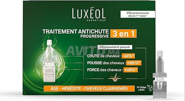 Luxéol - Traitement Antichute Progressive 3 En 1