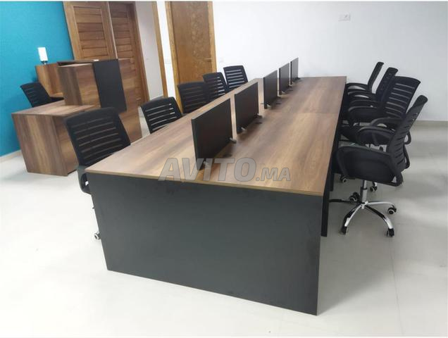 Bureau en bois BUREAU PRESIDENT MDF MOBILIER
