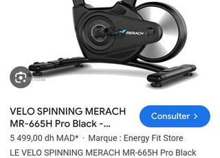 Vélo spinning professionnel