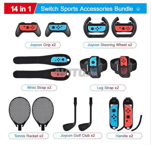 Kit accessoires Nintendo Switch Sports