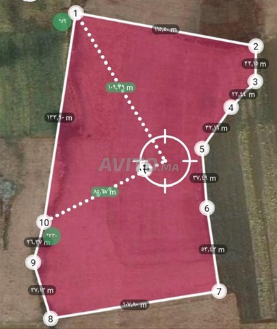 Terrain agricole titré à vendre