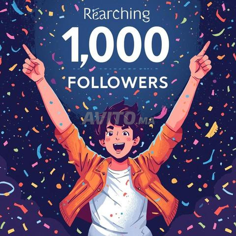 المزيد من 1000 متابع Kick المزيد من 1000 مشاهد