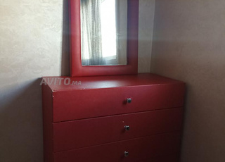 Coiffeuse avec miroir