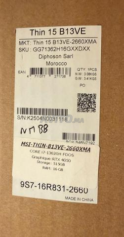 PC portable neuf gamer MSI et Lenovo i7 - 2