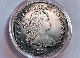 عملة أمريكية قديمة ليبرتي1796