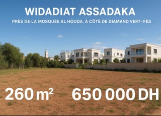 TERRAIN A VENDRE - 260m2 WIDADIAT ASSADAKA