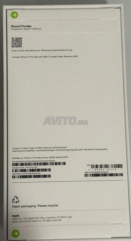 256GB, from USA, pro-max 17 iPhone 🇺🇲 - 2