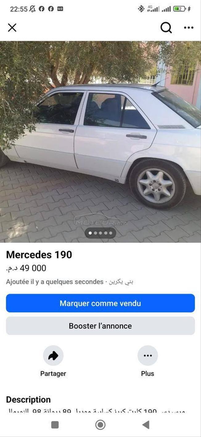 Mercedes 190 modl 89 dw98