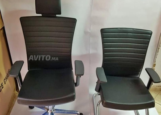 Chaise de bureau confortable avec accoudoirs