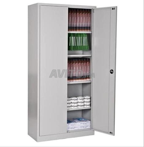 Armoire haute Marcadet beige 120x200cm - 2